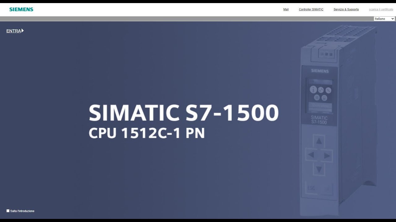 TUTORIAL - Come configurare e gestire un PLC Siemens S7-1500 da ...