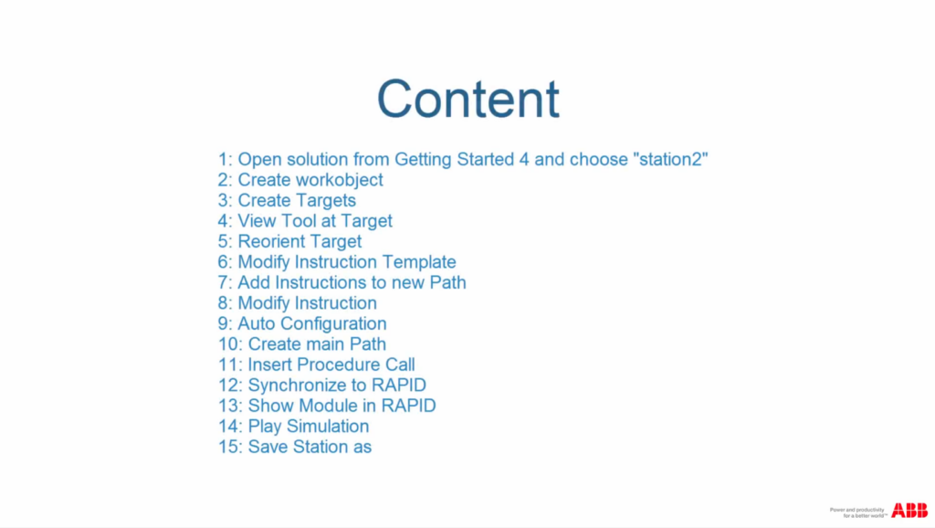 TUTORIAL ESERCIZIO - ESE01B - Getting Started ABB RobotStudio 2023 ...